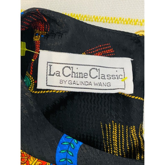 Vintage La Chine Classic by Galinda Wang Regency Blouse Womens 10 Classic Luxe - Picture 9 of 10